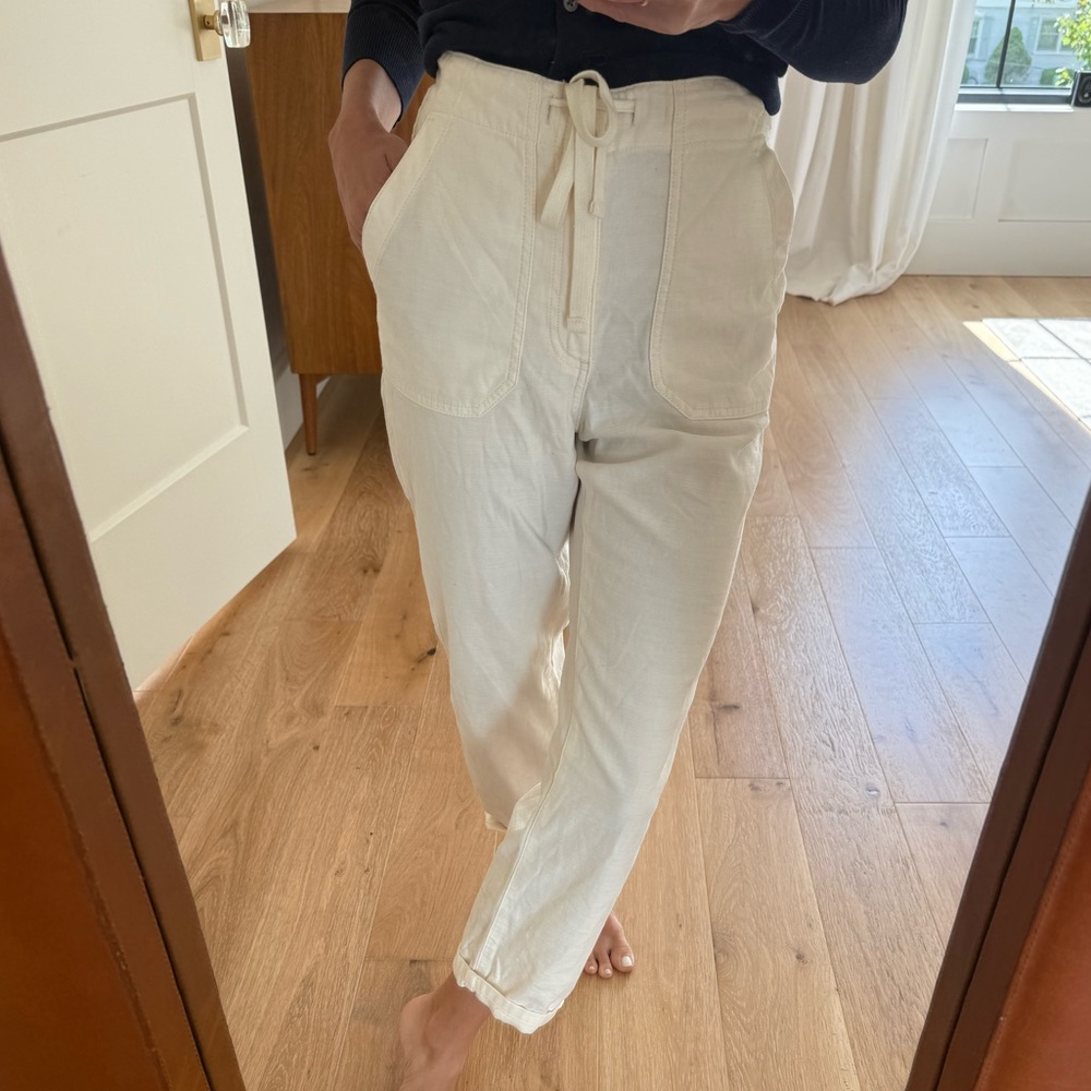 New | Petite S | J.Crew drawstring pant - Picture 2 of 9